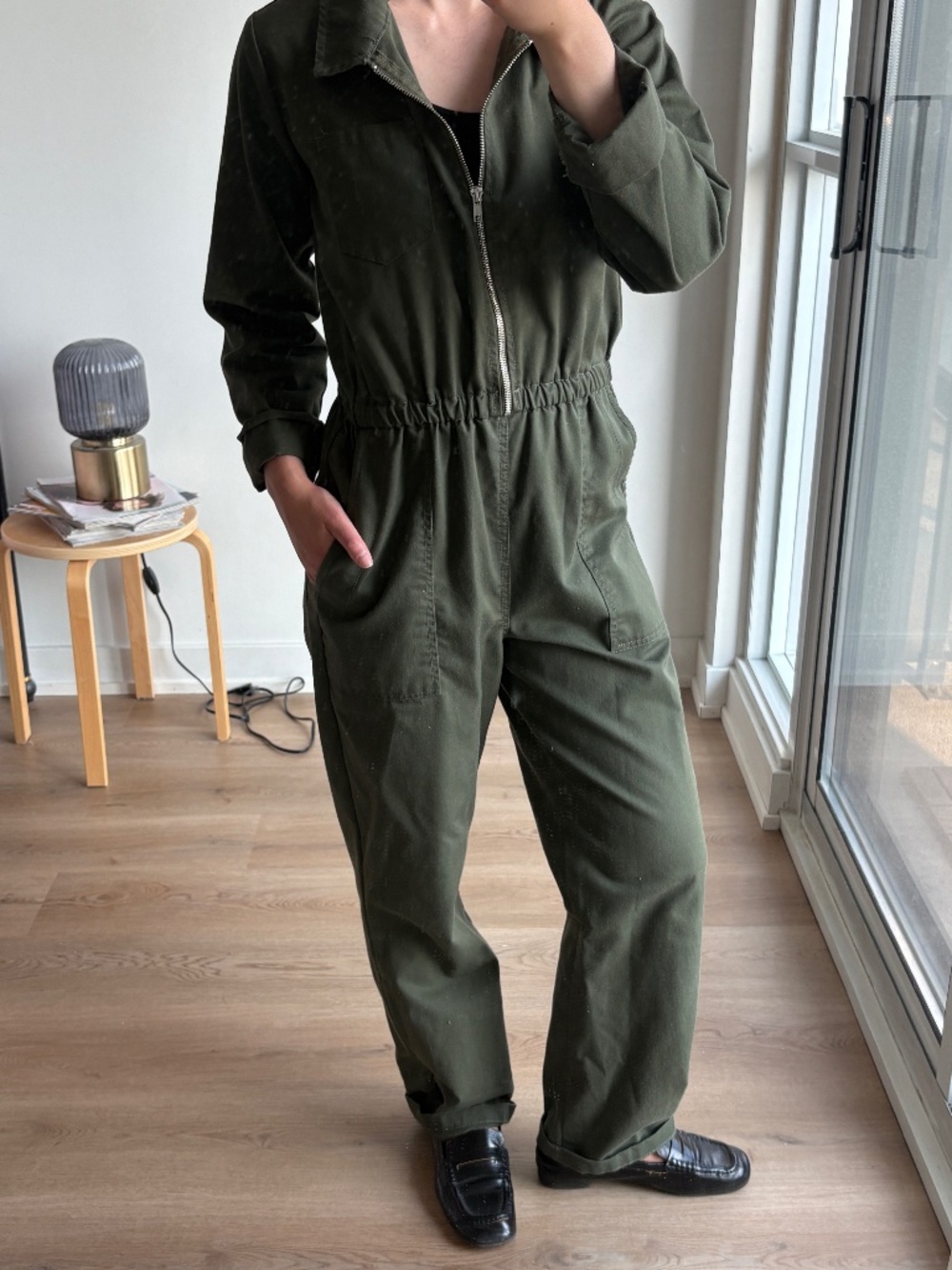 Brandy Melville Green Jumpsuit